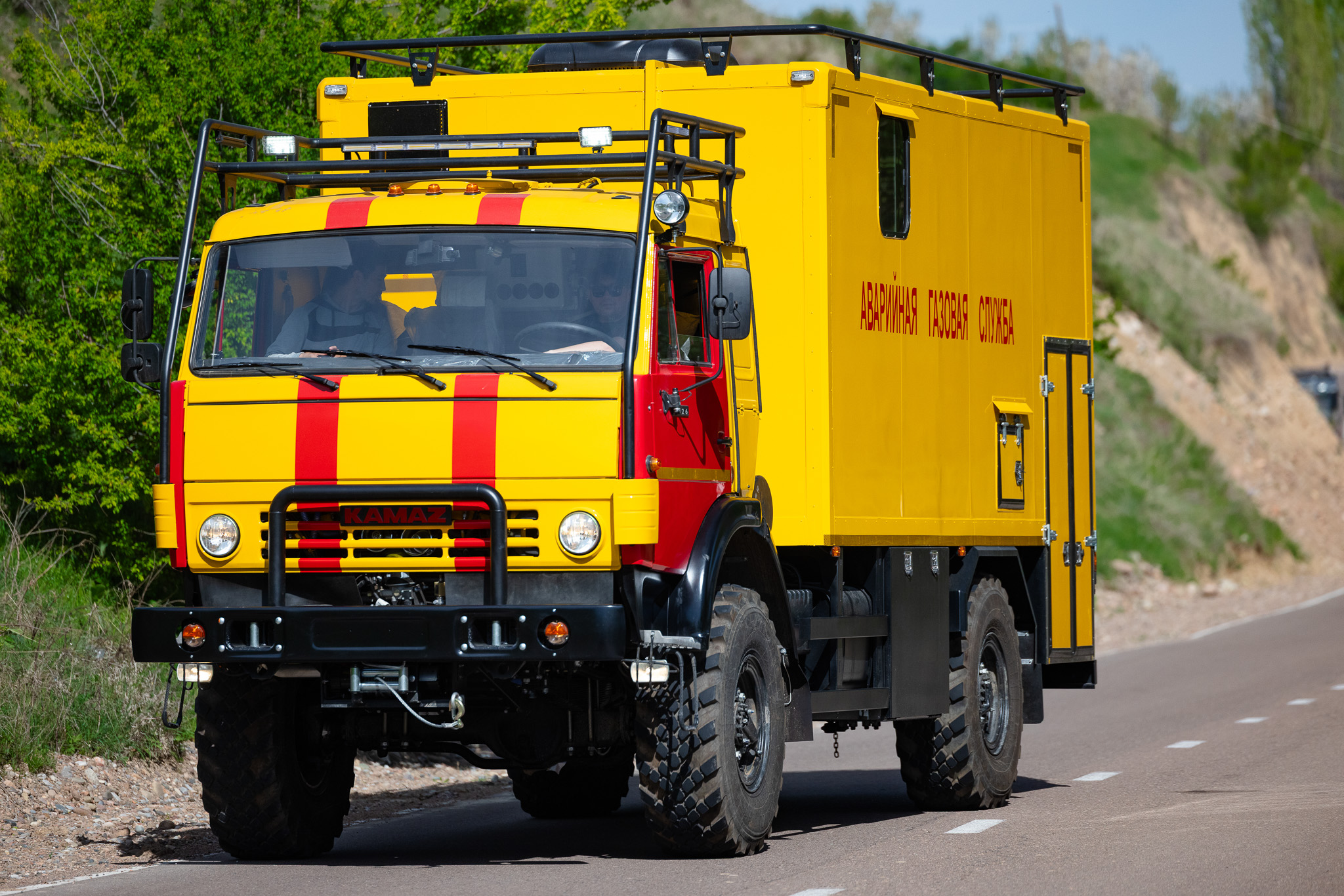 Аварийно-техническая машина на базе  шасси Камаз 4326 4x4