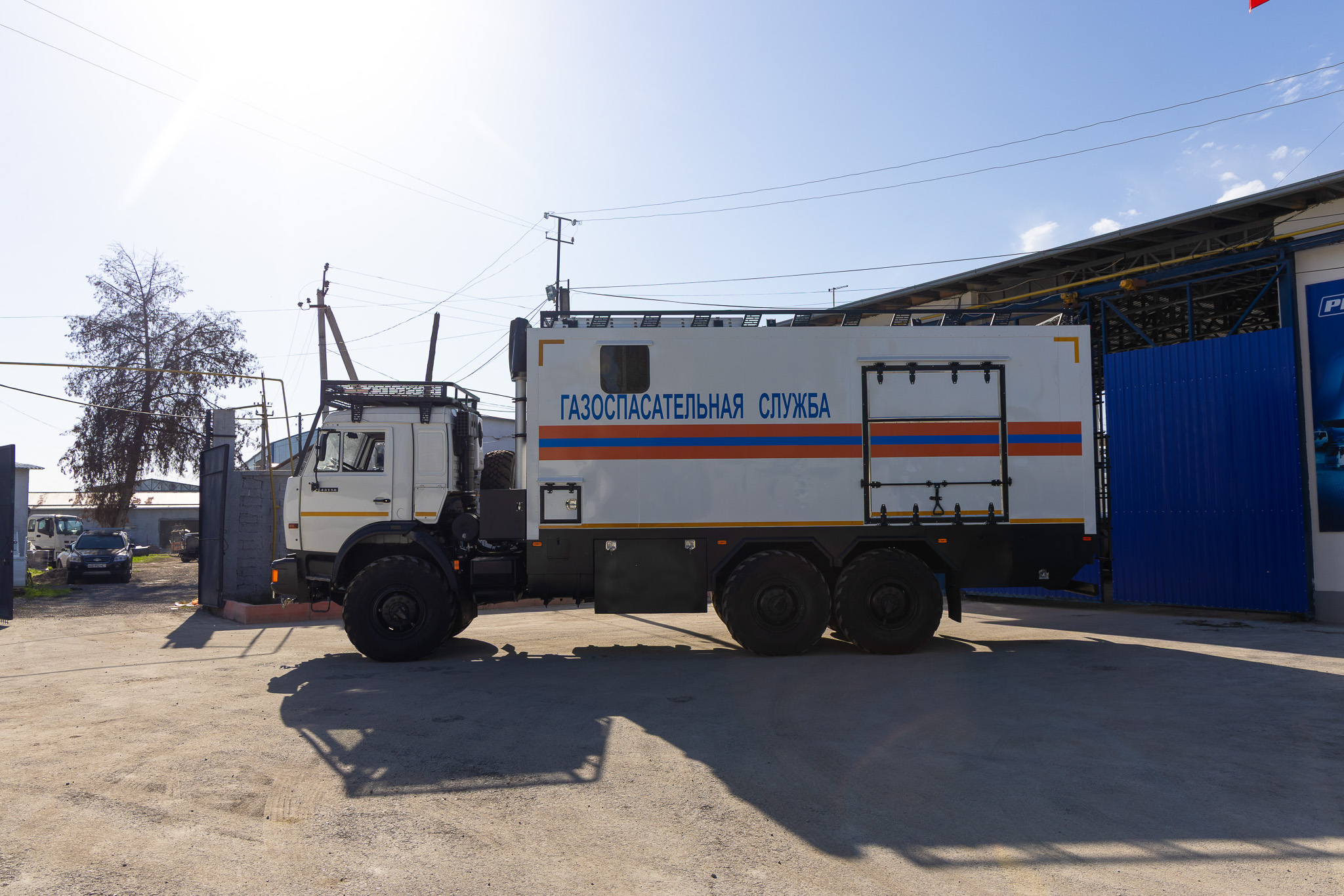Газоспасательный автомобиль на шасси КАМАЗ 43118