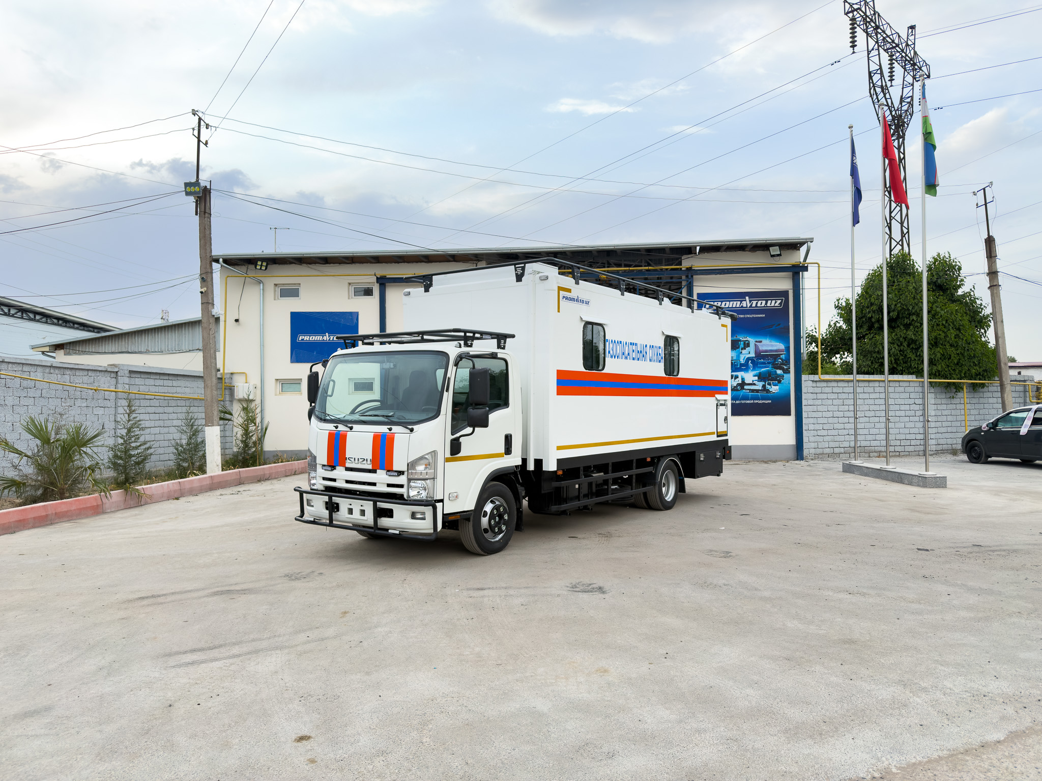 ГСА Кузов фургон на шасси ISUZU NQR 90 L-L